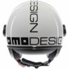 CASCO MOTO JET MOMO DESIGN FGTR CLASSIC  Bianco/Nero