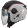 CASCO MOTO JET URBAN UFO SPIRIT  Bianco/Nero