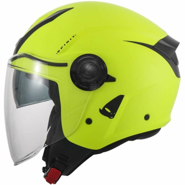 CASCO MOTO JET URBAN UFO SPIRIT Giallo/Fluo