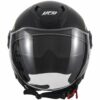 CASCO MOTO JET URBAN UFO SPIRIT Nero/Giallo/Fluo