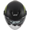 CASCO MOTO JET URBAN UFO SPIRIT Nero/Giallo/Fluo