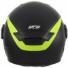 CASCO MOTO JET URBAN UFO SPIRIT Nero/Giallo/Fluo