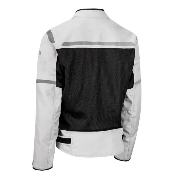 Giubbotto Donna Bahia Moto Estivo Traforato Con Membrana Impermeabile Rimovibile Grigio/Nero