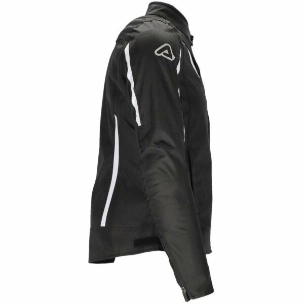 Giubbotto Moto Tecnico Donna in Tessuto Acerbis X-MAT CE  Nero/Bianco