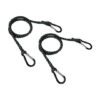 Set 2 Corde Elastiche con Moschettone 8mm