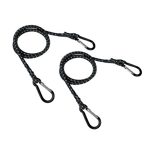 Set 2 Corde Elastiche con Moschettone 8mm