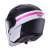 Casco Moto Jet Caberg SOHO NERO OPACO/BIANCO/FUCSIA Visiera Lunga