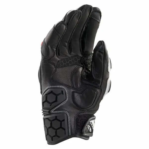 Guanti Moto in Pelle  Clover RSC-4 Nero/Bianco