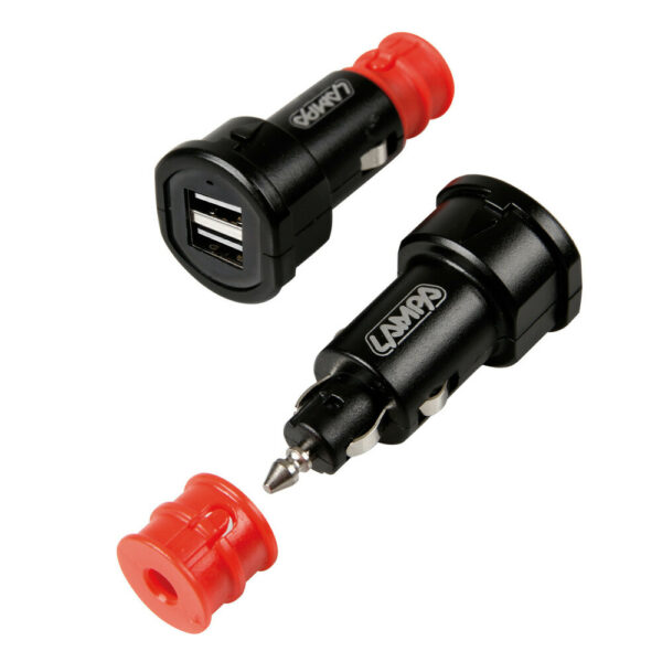 Caricabatteria Universale 2 Porte Usb - Fast Charge - 2700 mA - 12/32V