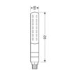 Coppia Frecce Posteriori A Led Sequenziale Moto Lampa 90477 Line SQ Rear Con Luce di Posizione/Stop
