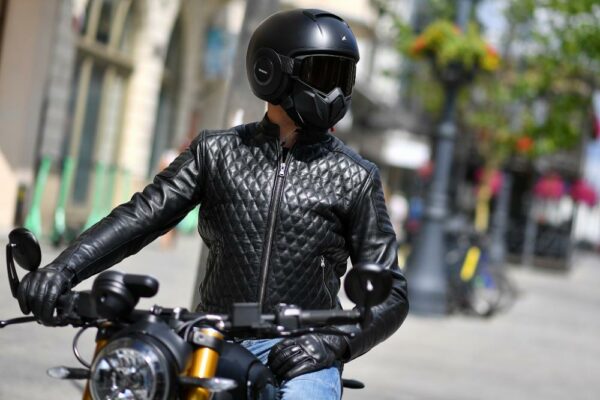 GIUBBOTTO MOTO IN PELLE MORBIDO SPYKE  SUBURRA