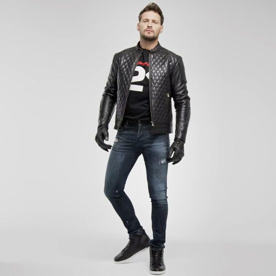 GIUBBOTTO MOTO IN PELLE MORBIDO SPYKE  SUBURRA