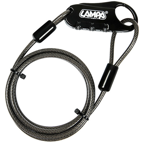 Antifurto Moto Modello Portex Con Cavo Di Sicurezza 150 Cm