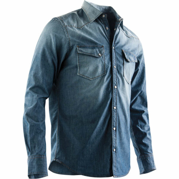 CAMICIA JEANS CASUAL ACERBIS GREAT RIVER BLU