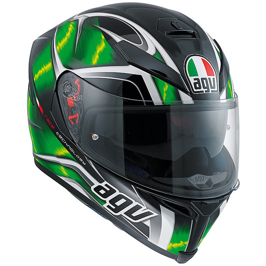 Casco Moto Integrale Agv K-5 S Multi Hurricane Verde