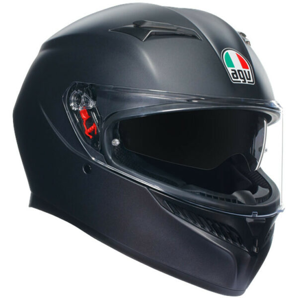 Casco Moto Integrale Agv K3 Mono Opaco Nero