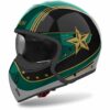 Casco Moto Airoh J110 COMMAND Verde Menta Lucido