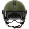CASCO MOTO JET MOMO DESIGN FGTR CLASSIC MONO VERDE MILITARE NERO 22.06