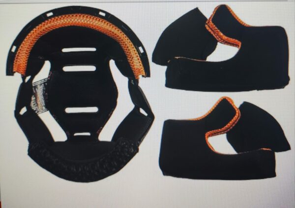 Interni Completo Cuffia e Guance Ls2 per Casco MX436