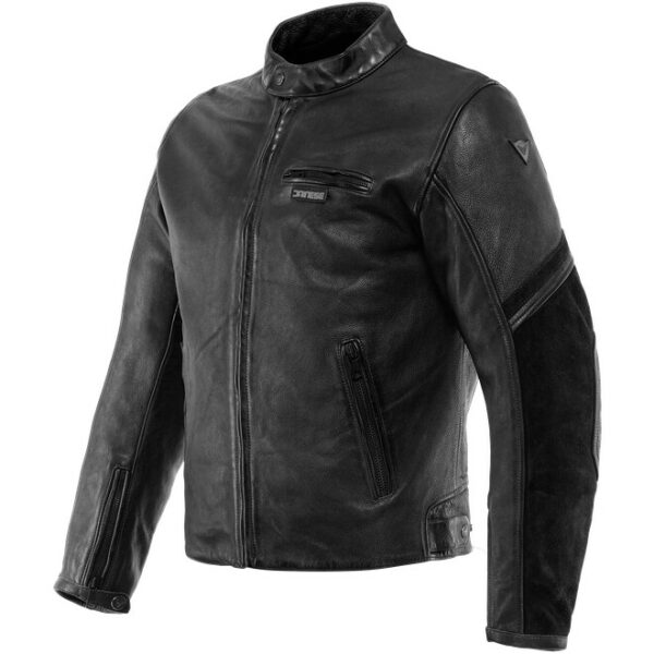 GIUBBOTTO MOTO IN PELLE DAINESE MERAK NERO