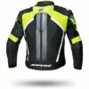 Giubbotto MOTO In PELLE RACING SPYKE ESTORIL EVO Nero/Giallo/Fluo