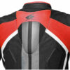 Giubbotto Moto In Pelle Racing SPYKE ESTORIL EVO Nero/Rosso/Fluo