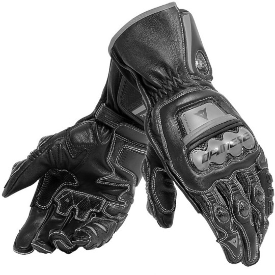 Guanti Moto In Pelle Racing Dainese Full Metal 6 Nero