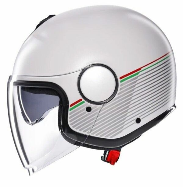 CASCO MOTO JET AGV ETERES CAPOLIVERI MATT WHITE/ITALY E2206