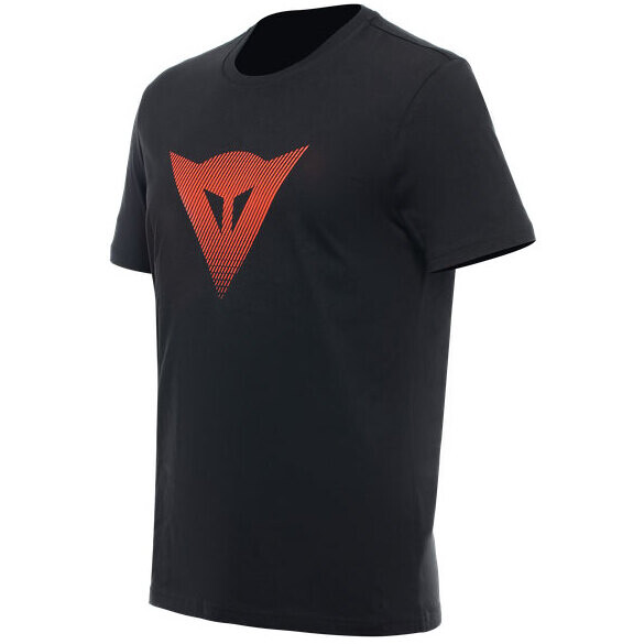 Maglia Dainese Casuals LOGO Nero/Rosso/Fluo