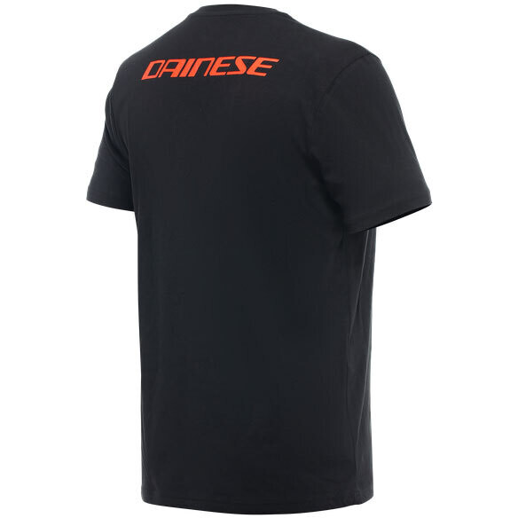 Maglia Dainese Casuals LOGO Nero/Rosso/Fluo