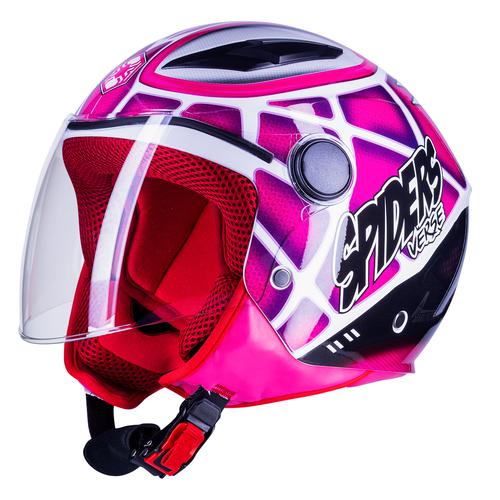 Casco Moto Jet Bambino One Junior Spiderman Lei