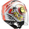 Casco Moto Bambino Jet Ls2 OF602 FUNNY Sluch Rosso Bianco