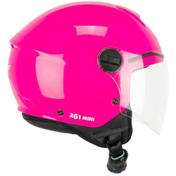 Casco Moto Jet Bambino CGM 261a MINI MONO FUXIA