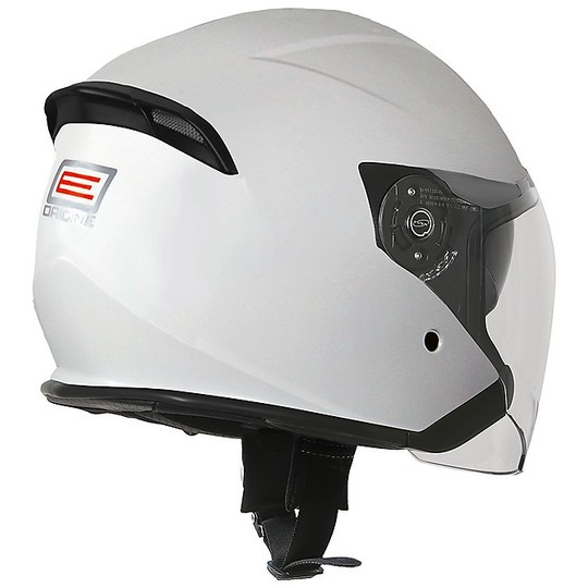 Casco Moto Jet Doppia Visiera Origine Palio 2.0 Solid Bianco
