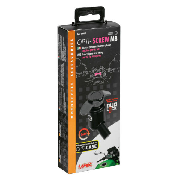 Supporto Moto Porta Smartphone Lampa Opti Screw Con Vite M8