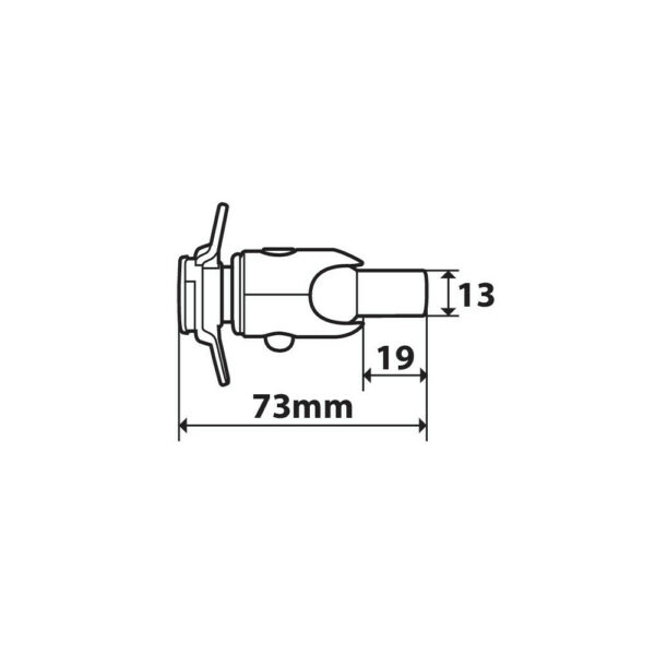 Supporto Moto Porta Smartphone Lampa Opti Screw Con Vite M8