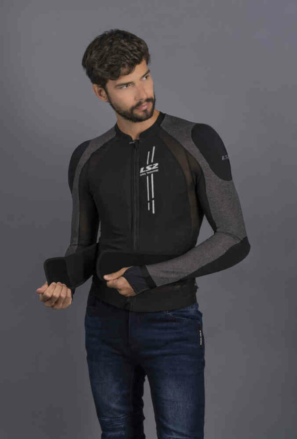 Giacca Corpetto Protettivo Moto LS2 X-ARMOR MAN Nero