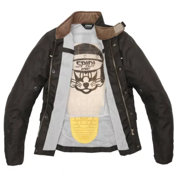 Giacca Moto in Tessuto Spidi Originals Enduro Marrone Coffee
