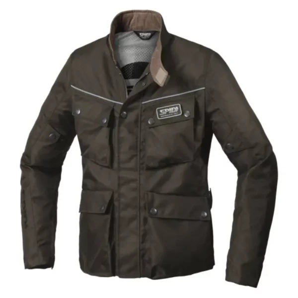 Giacca Moto in Tessuto Spidi Originals Enduro Marrone Coffee