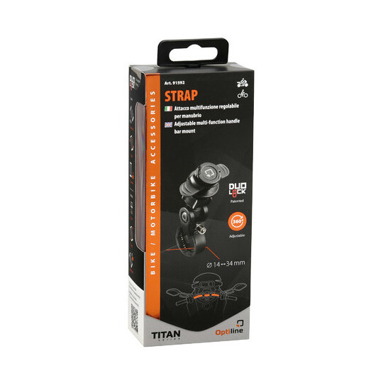 Attacco Multifunzione Per Manubrio Lampa 91592 Titan Strap