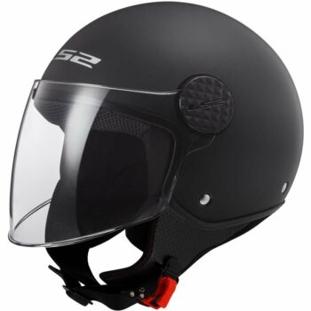 Casco Jet Moto Ls2 OF558 SPHERE 2 SOLID Nero Opaco