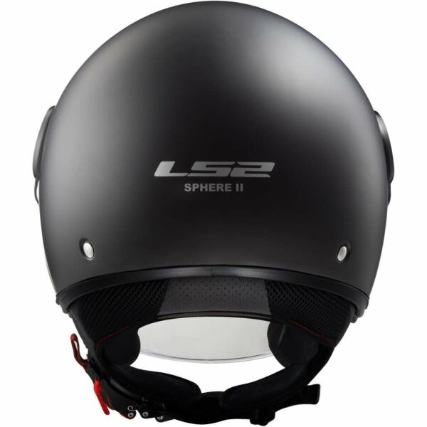 Casco Jet Moto Ls2 OF558 SPHERE 2 SOLID Nero Opaco