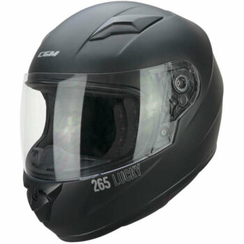 Casco Moto Integrale Bambino CGM 265a LUCKY MONO Nero Opaco