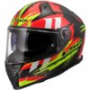 Casco Moto Integrale In Carbonio LS2 FF811 VECTOR II C TANTIC Rosso Giallo Fluo