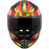 Casco Moto Integrale In Carbonio LS2 FF811 VECTOR II C TANTIC Rosso Giallo Fluo