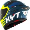 Casco Moto Integrale Kyt TT-REVO FUSELAGE Giallo Opaco