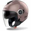 Casco Moto Jet Airoh HELYOS COLOR Rosa Metallico