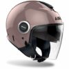 Casco Moto Jet Airoh HELYOS COLOR Rosa Metallico