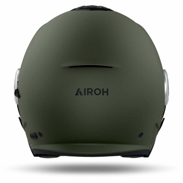 Casco Moto Jet Airoh HELYOS COLOR Verde Militare Opaco