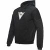 Felpa Moto Tessuto Dainese DAEMON-X SAFETY HOODIE FULL ZIP Nero Bianco